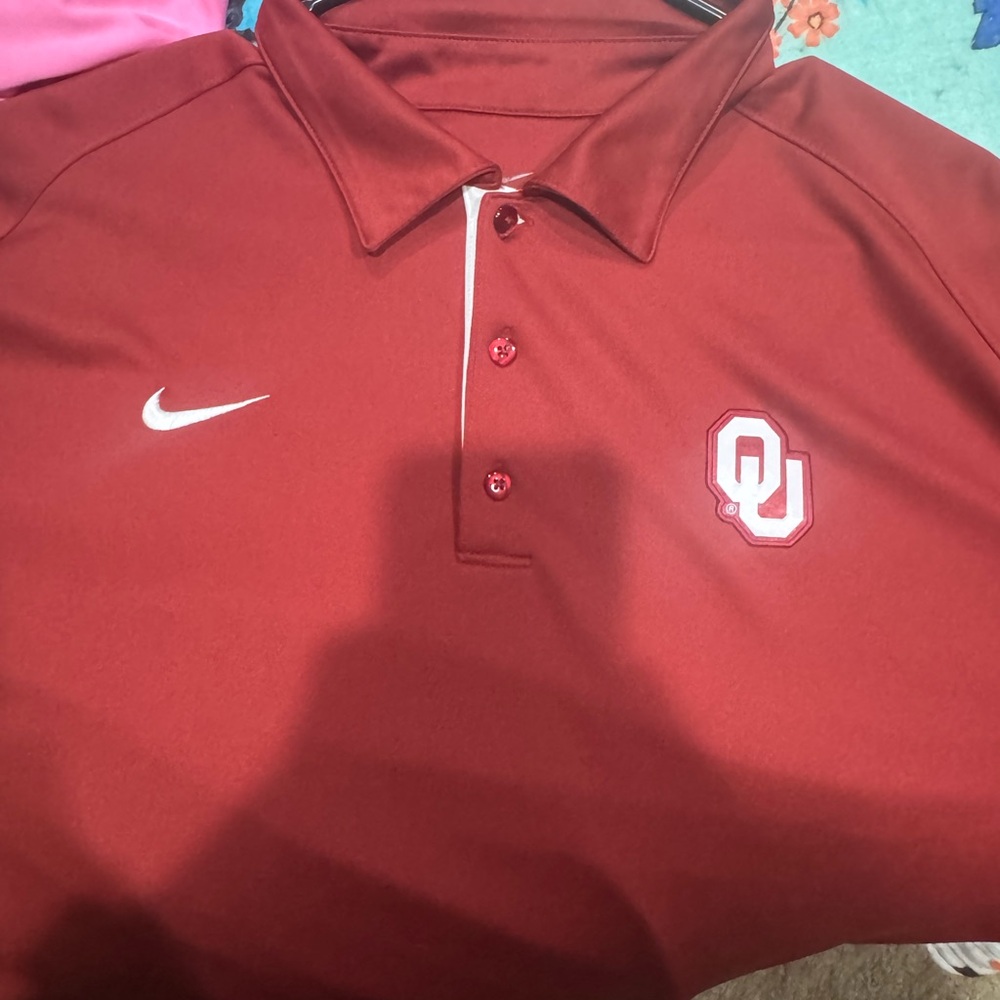 Oklahoma Sooners Nike Red Dri-FIT Performance Polo